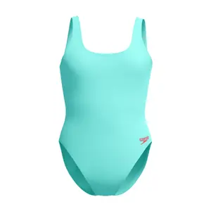 Eén stuk bikini met U-vormige rug voor dames Speedo Textured Deep image-0