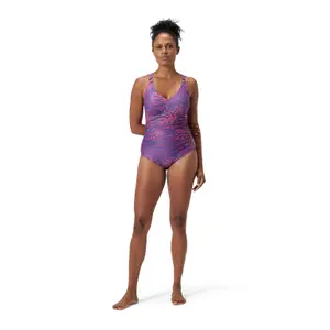 Women's V-Neck Printed One-Piece Swimsuit Speedo image-1