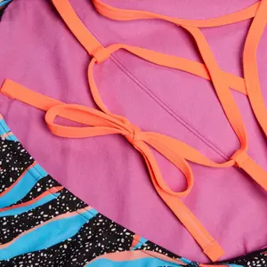 Badeanzug, Damen Speedo End+ Allov Dig Lattice Tie-Back image-3