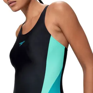 Fato de banho feminino de 1 peça Speedo Colorblock Splice 2.0 image-4