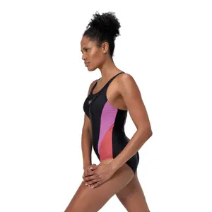 Μονόχρωμο μαγιό γυναικείο Speedo Colorblock Splice 2.0 image-3