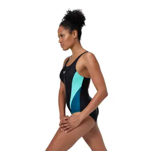 Μονόχρωμο μαγιό γυναικείο Speedo Colorblock Splice 2.0 image-3