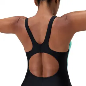 Μονόχρωμο μαγιό γυναικείο Speedo Colorblock Splice 2.0 image-5