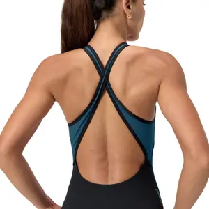 Badeanzug, Damen Speedo End+ Hi Neck Splice XB image-5
