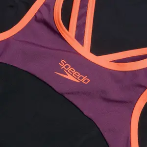 Badeanzug, Damen Speedo End+ Hi Neck Splice XB image-1