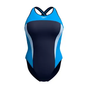 Badeanzug, Damen Speedo End+ Hi Neck Splice XB image-0