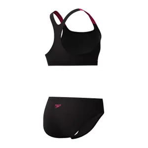 2-delt badedragt til piger Speedo Medley Logo Racerback image-4