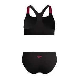 2-delt badedragt til piger Speedo Medley Logo Racerback image-5