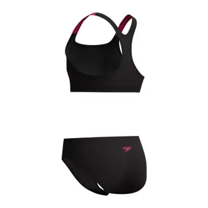2-delt badedragt til piger Speedo Medley Logo Racerback image-6