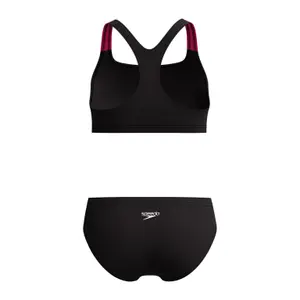 2-delt badedragt til piger Speedo Medley Logo Racerback image-2