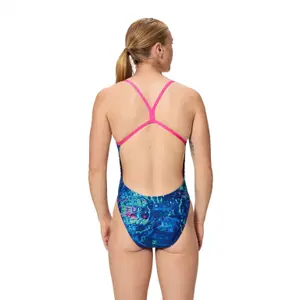 Bedruckter Badeanzug, Damen Speedo V-Back 2.0 image-4