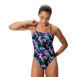 Badeanzug, Damen Speedo Printed V-back 2.0 image-1