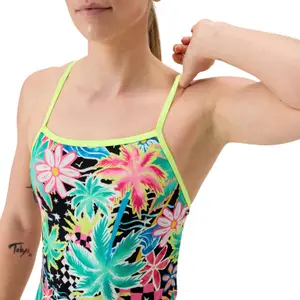 Bedruckter Badeanzug, Damen Speedo V-Back 2.0 image-5