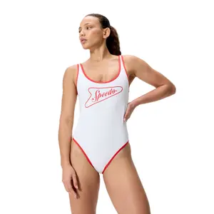 Fato de banho feminino de 1 peça Speedo Solid Bound Scoop image-1