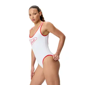 Fato de banho feminino de 1 peça Speedo Solid Bound Scoop image-2