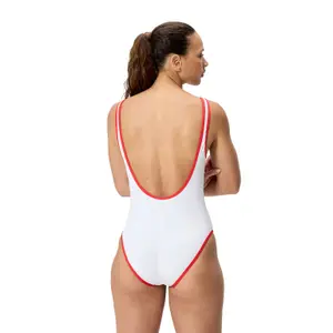 Fato de banho feminino de 1 peça Speedo Solid Bound Scoop image-3