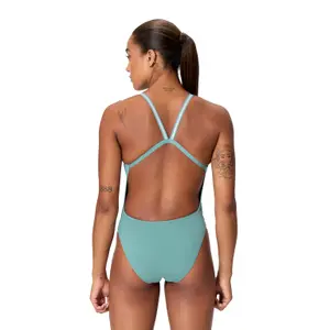 Einteiler Badeanzug Damen mit V-Ausschnitt hinten Speedo End+ Vanquisher Active image-3