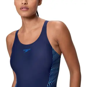 Μονόχρωμο μαγιό γυναικείο Speedo Placem Medalist image-4