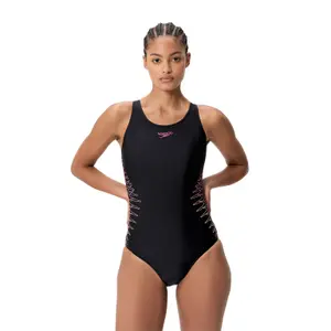 Μονόχρωμο μαγιό γυναικείο Speedo Placem Muscleb image-1