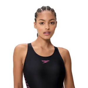 Μονόχρωμο μαγιό γυναικείο Speedo Placem Muscleb image-5