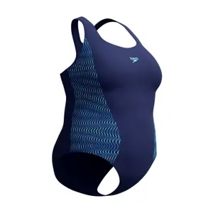 Μονόχρωμο μαγιό γυναικείο Speedo Placem Medalist image-2