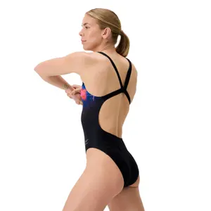 Badeanzug, Damen Speedo End+ FL Placem Leaderb image-2