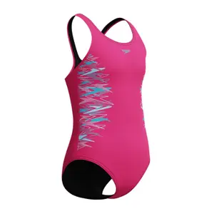 1-dels baddräkt för flickor Speedo Placem Muscleback image-2