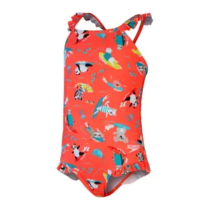 Maiô de Banho 1 Peça Bebé Menina Speedo Dig Frill Thinstr image-0