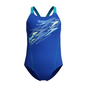 One-piece swimsuit for girls Speedo Logo Medalist image-1