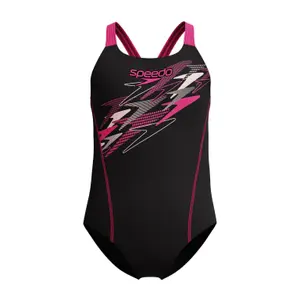 One-piece swimsuit for girls Speedo Logo Medalist image-1