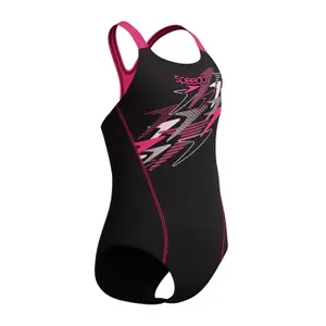 One-piece swimsuit for girls Speedo Logo Medalist image-2