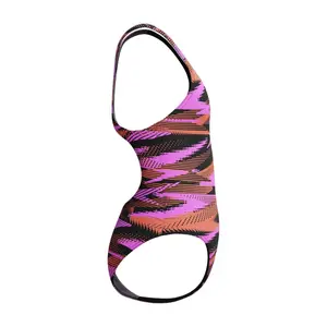 1-dels badedragt til piger Speedo Hyperboom Allover Medalist image-1