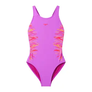 Muskelplacerende badedragt med 1 del til piger Speedo image-1