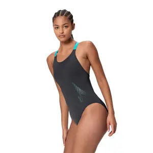 Badeanzug, Damen Speedo Solid Boom image-2
