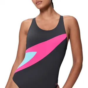 Badeanzug, Damen Speedo Hyperboom Butterfly Back image-5