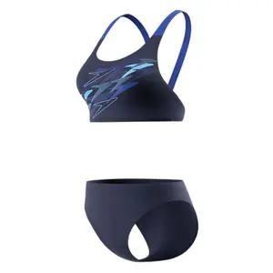 Fato de banho feminino de 2 peças Speedo Medley Logo image-0