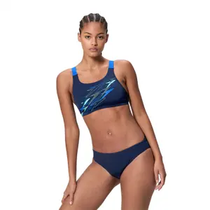 Fato de banho feminino de 2 peças Speedo Medley Logo image-1