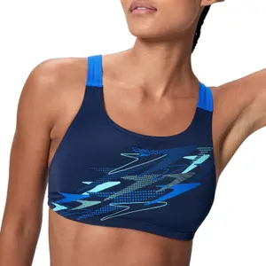 Fato de banho feminino de 2 peças Speedo Medley Logo image-5