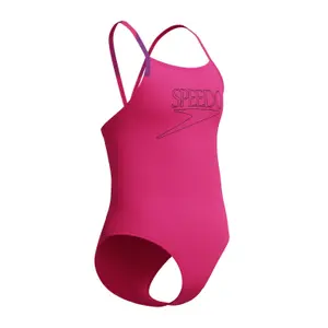Μαγιό ενός τεμαχίου για κορίτσια Speedo Endurance+ Logo image-2