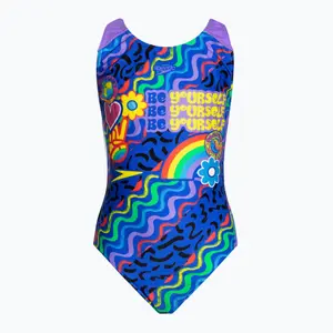 1-piece swimsuit for girls Speedo Eco+ Dig Placem Splashb image-0