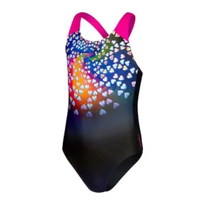 1-piece swimsuit for girls Speedo Eco+ Dig Placem Splashb image-0
