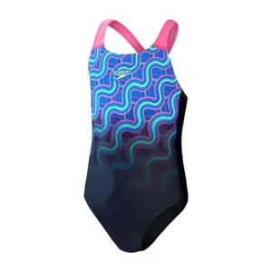 1-piece swimsuit for girls Speedo Eco Dig Placem Splashb image-0