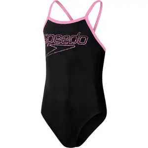 Costume da bagno 1 pezzo per bambina Speedo Eco Boom Logo Thinstr Muscleb image-0
