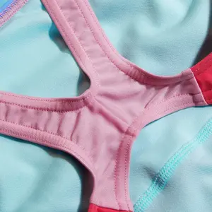 Fato de banho de menina de 1 peça Speedo Eco Print Pulseback image-2