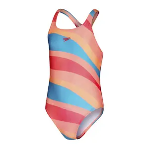 1-dels baddräkt för flickor Speedo Eco Allov Medalist image-0