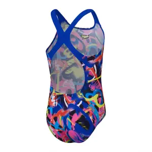 Μαγιό ενός τεμαχίου για κορίτσια Speedo Digital Allover Powerback image-1