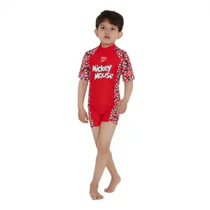 Traje de baño de una pieza para niños Speedo D Mickey Mouse All In One image-1