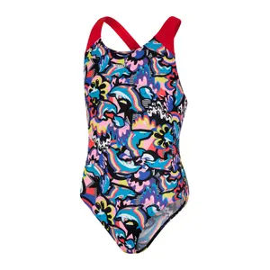 1-piece swimsuit for girls Speedo Dig Placem Splashb image-0