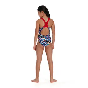 1-piece swimsuit for girls Speedo Dig Placem Splashb image-4