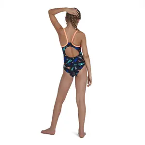 1-dels baddräkt för flickor Speedo Boom Placem Thinst Muscleb image-2